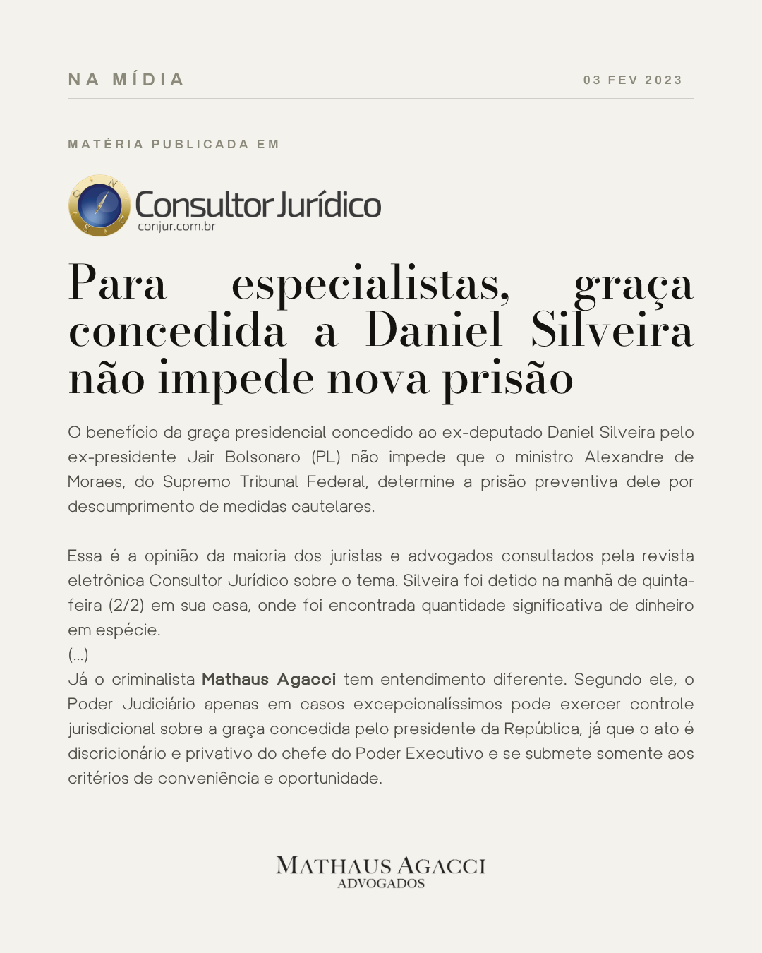 Para especialistas, graça concedida a Daniel Silveira não impede nova prisão